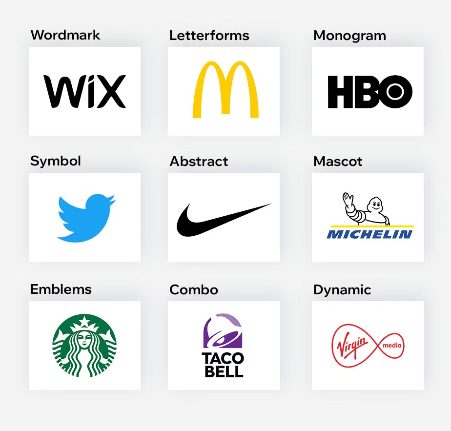 types of logo designs