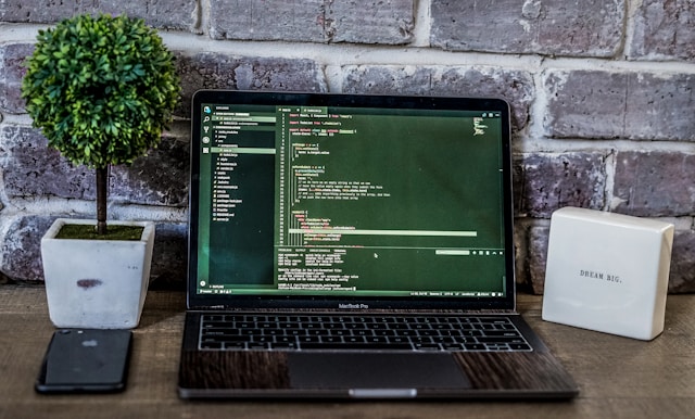 Laptop Web Development custom coding digital branding agency