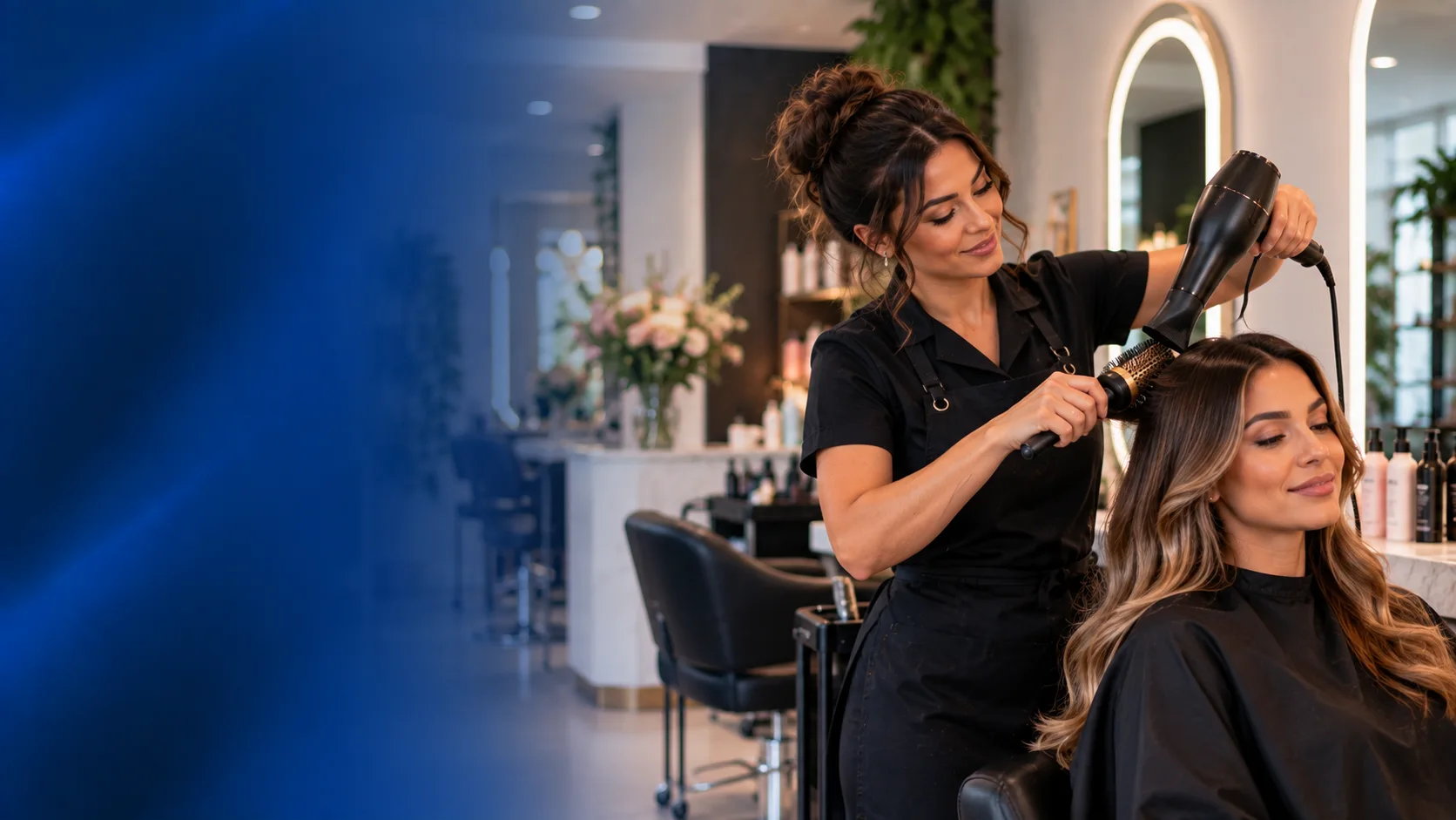 Beauty salon treatment