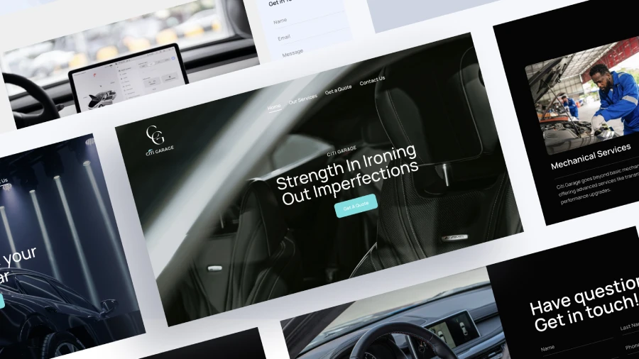 Citi Garage Website Design