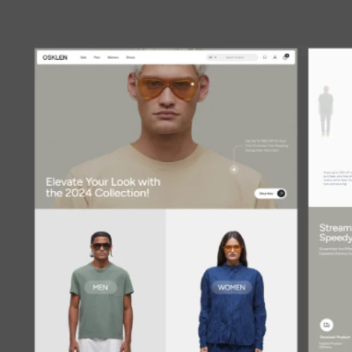 Fashion Ecommerce website design