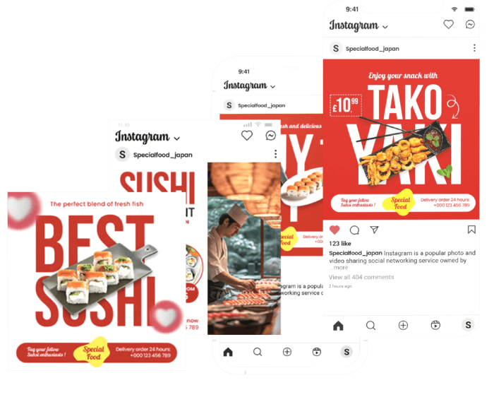 Social Media Instagram posts